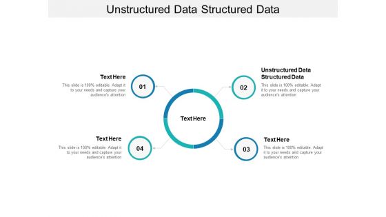 Unstructured Data Structured Data Ppt PowerPoint Presentation File Backgrounds Cpb