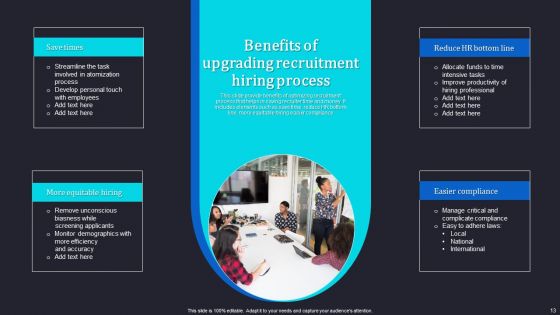 Upgrading Hiring Process Ppt PowerPoint Presentation Complete Deck With Slides