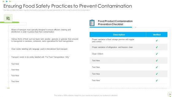 Uplift Food Production Company Quality Standards Ppt PowerPoint Presentation Complete Deck With Slides
