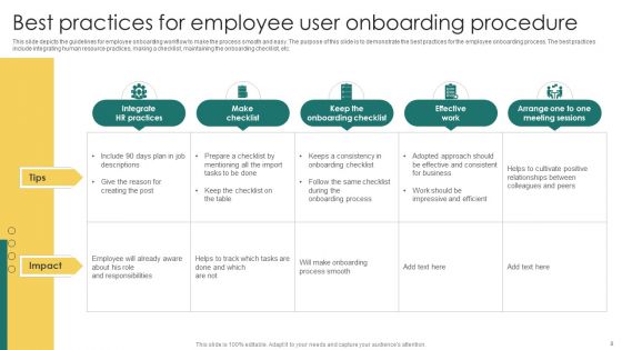 User Onboarding Procedure Ppt PowerPoint Presentation Complete Deck With Slides