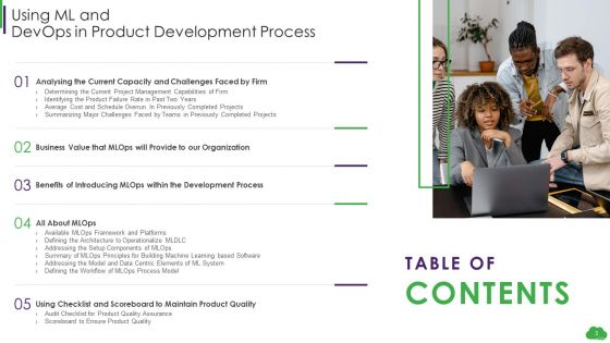 Using ML And Devops In Product Development Process Ppt PowerPoint Presentation Complete Deck With Slides