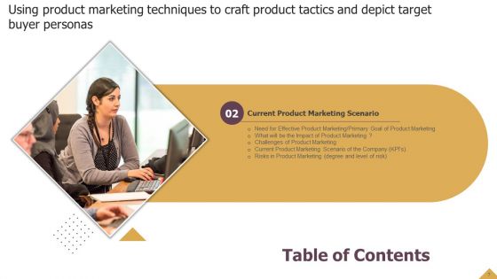 Using Product Marketing Techniques To Craft Product Tactics And Depict Target Buyer Personas Ppt PowerPoint Presentation Complete Deck With Slides
