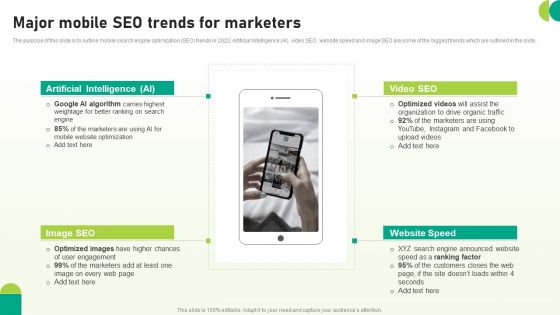 Utilizing SEO To Boost Customer Major Mobile SEO Trends For Marketers Sample PDF