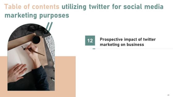 Utilizing Twitter For Social Media Marketing Purposes Ppt PowerPoint Presentation Complete Deck With Slides