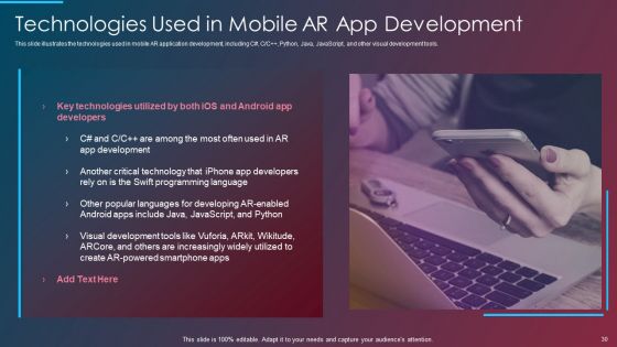 VR And AR IT Ppt PowerPoint Presentation Complete Deck With Slides