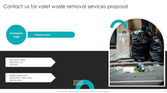 Valet Waste Removal Services Proposal Ppt PowerPoint Presentation Complete Deck With Slides