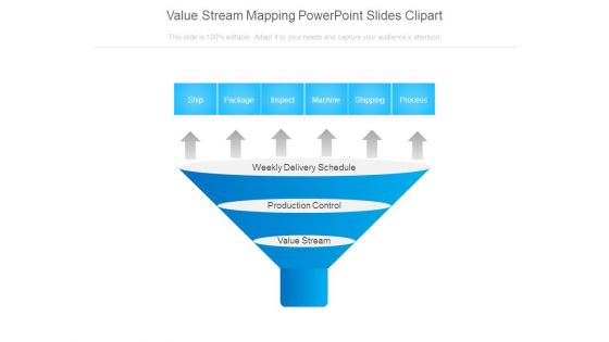 Value Stream Mapping Powerpoint Slides Clipart