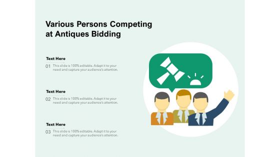Various Persons Competing At Antiques Bidding Ppt PowerPoint Presentation File Demonstration PDF