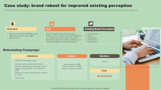 Various Types Of Rebranding Strategies Case Study Brand Reboot Improved Existing Information PDF