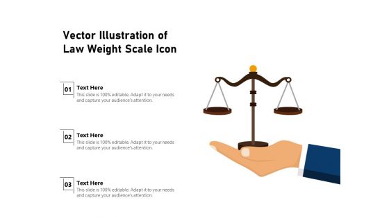 Vector Illustration Of Law Weight Scale Icon Ppt PowerPoint Presentation Layouts Good PDF