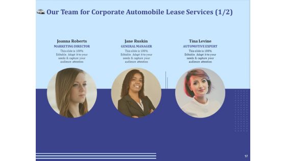 Vehicle Leasing Proposal Ppt PowerPoint Presentation Complete Deck With Slides