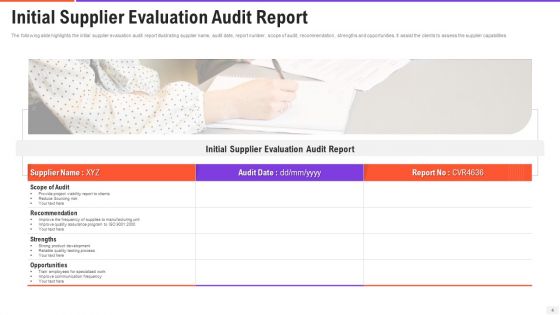 Vendor Inspection Report Ppt PowerPoint Presentation Complete Deck With Slides