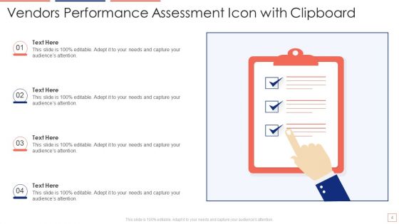 Vendors Performance Assessment Ppt PowerPoint Presentation Complete Deck With Slides