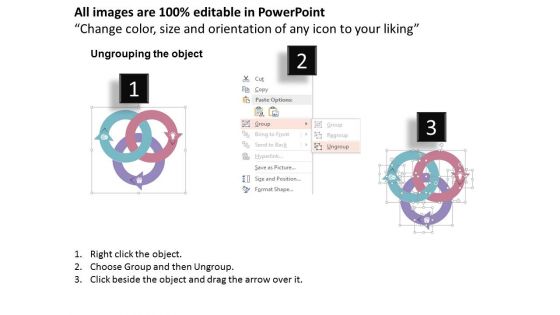 Venn Diagram For Goal Planning Powerpoint Templates