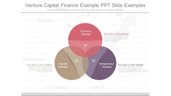 Venture Capital Finance Example Ppt Slide Examples
