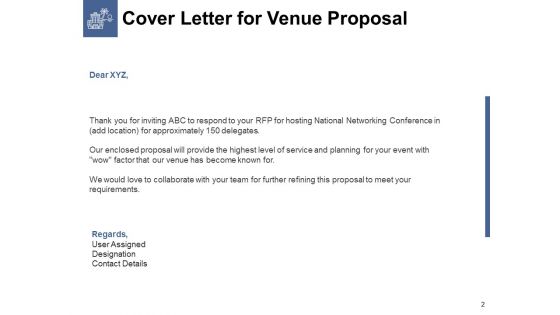 Venue Proposal Template Ppt Powerpoint Presentation Complete Deck With Slides