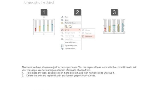 Vertical Arrows Timeline With Years Powerpoint Slides