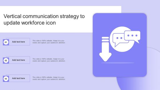 Vertical Communication Strategy To Update Workforce Icon Inspiration PDF Vertical Communication Strategy To Update Workforce Icon Inspiration PDF