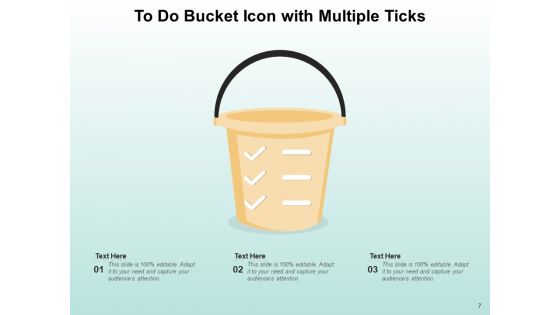 Vessel Symbol Multiple Ticks Water Bucket Ppt PowerPoint Presentation Complete Deck