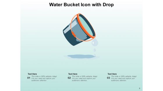 Vessel Symbol Multiple Ticks Water Bucket Ppt PowerPoint Presentation Complete Deck