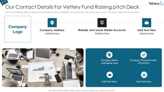 Vettery Fund Raising Pitch Deck Ppt PowerPoint Presentation Complete Deck With Slides