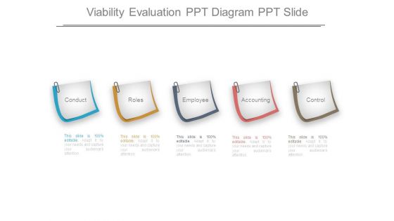 Viability Evaluation Ppt Diagram Ppt Slide Viability Evaluation Ppt Diagram Ppt Slide