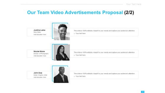 Video Ads Proposal Ppt PowerPoint Presentation Complete Deck With Slides