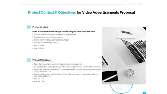 Video Ads Proposal Ppt PowerPoint Presentation Complete Deck With Slides