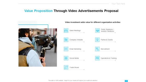 Video Ads Proposal Ppt PowerPoint Presentation Complete Deck With Slides
