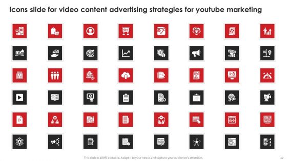 Video Content Advertising Strategies For Youtube Marketing Ppt PowerPoint Presentation Complete Deck With Slides