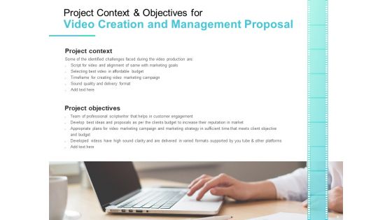 Video Development And Administration Proposal Ppt PowerPoint Presentation Complete Deck With Slides