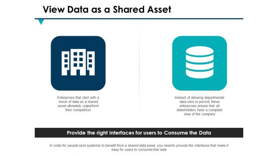 View Data As A Shared Asset Ppt PowerPoint Presentation Outline Design Ideas