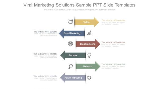 Viral Marketing Solutions Sample Ppt Slide Templates
