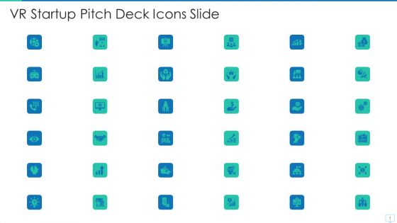 Virtual Reality Investor Financing VR Startup Pitch Deck Icons Slide Rules PDF