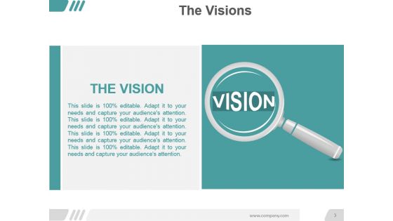 Vision And Mission Statements Ppt Examples Slides