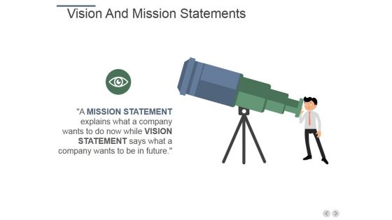 Vision And Mission Statements Ppt PowerPoint Presentation Slides Background