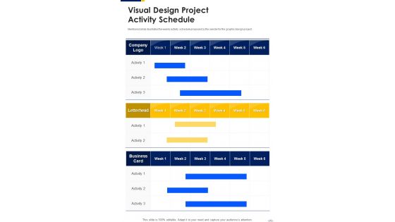 Visual Designing Freelancing Proposal Visual Design Project Activity One Pager Sample Example Document Visual Designing Freelancing Proposal Visual Design Project Activity One Pager Sample Example Document