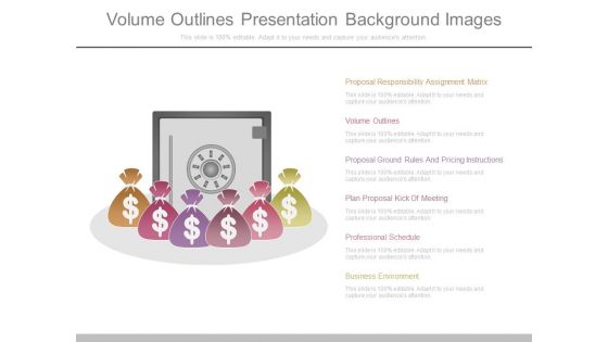 Volume Outlines Presentation Background Images
