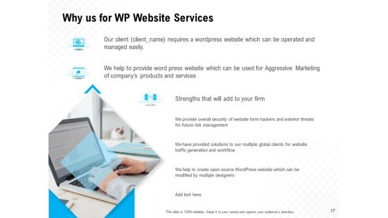 WP Website Proposal Ppt PowerPoint Presentation Complete Deck With Slides