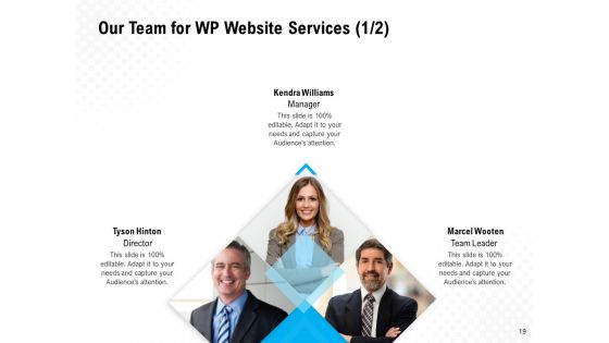 WP Website Proposal Ppt PowerPoint Presentation Complete Deck With Slides