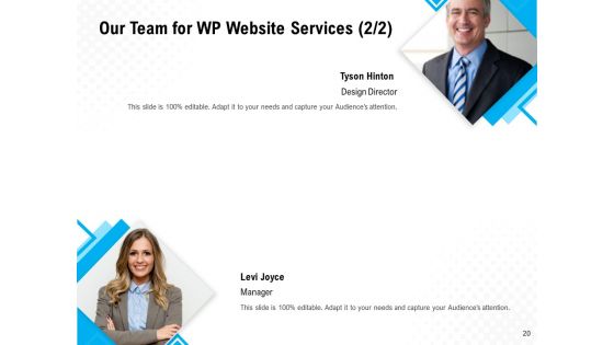 WP Website Proposal Ppt PowerPoint Presentation Complete Deck With Slides