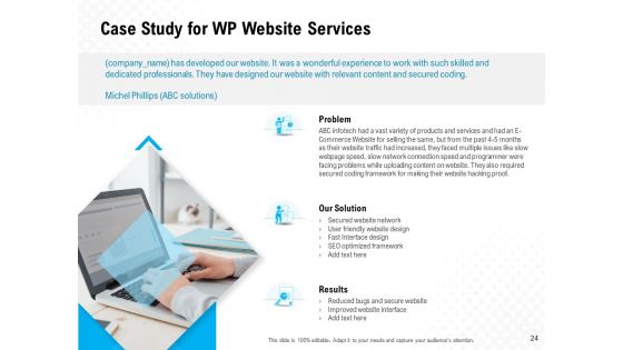 WP Website Proposal Ppt PowerPoint Presentation Complete Deck With Slides