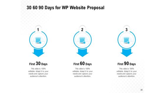WP Website Proposal Ppt PowerPoint Presentation Complete Deck With Slides