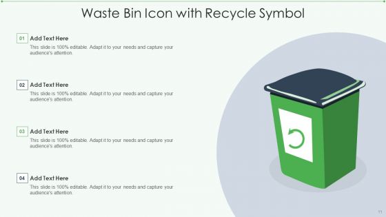 Waste Bin Icon Ppt PowerPoint Presentation Complete With Slides