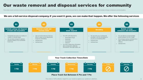 Waste Recycling Services Proposal Ppt PowerPoint Presentation Complete Deck With Slides