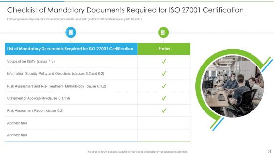 Ways To Accomplish ISO 27001 Accreditation Ppt PowerPoint Presentation Complete Deck With Slides