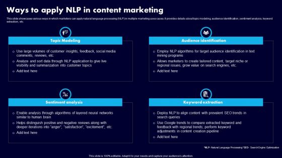 Ways To Apply NLP In Content Marketing Microsoft PDF Ways To Apply NLP In Content Marketing Microsoft PDF
