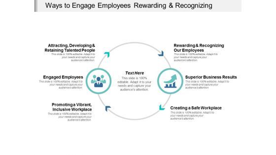 Ways To Engage Employees Rewarding And Recognizing Ppt Powerpoint Presentation Portfolio Skills