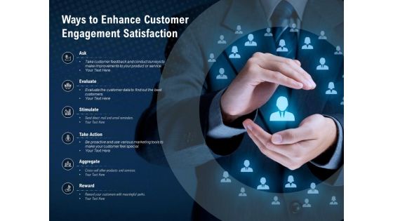 Ways To Enhance Customer Engagement Satisfaction Ppt PowerPoint Presentation Ideas Slide