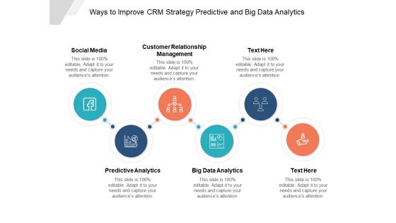 Ways To Improve Crm Strategy Predictive And Big Data Analytics Ppt PowerPoint Presentation Portfolio Information